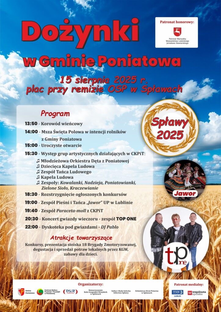 Dożynki w Gminie Poniatowa 2025